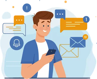 Contact illustration